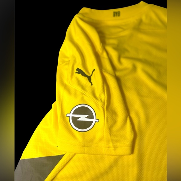 NWT $70 Puma Borussia Dortmund BVB Yellow Soccer Jersey Youth Size L (13-14Y) - Picture 8 of 10